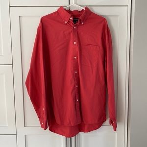 Lands End Casual Button Down Long Sleeve Shirt